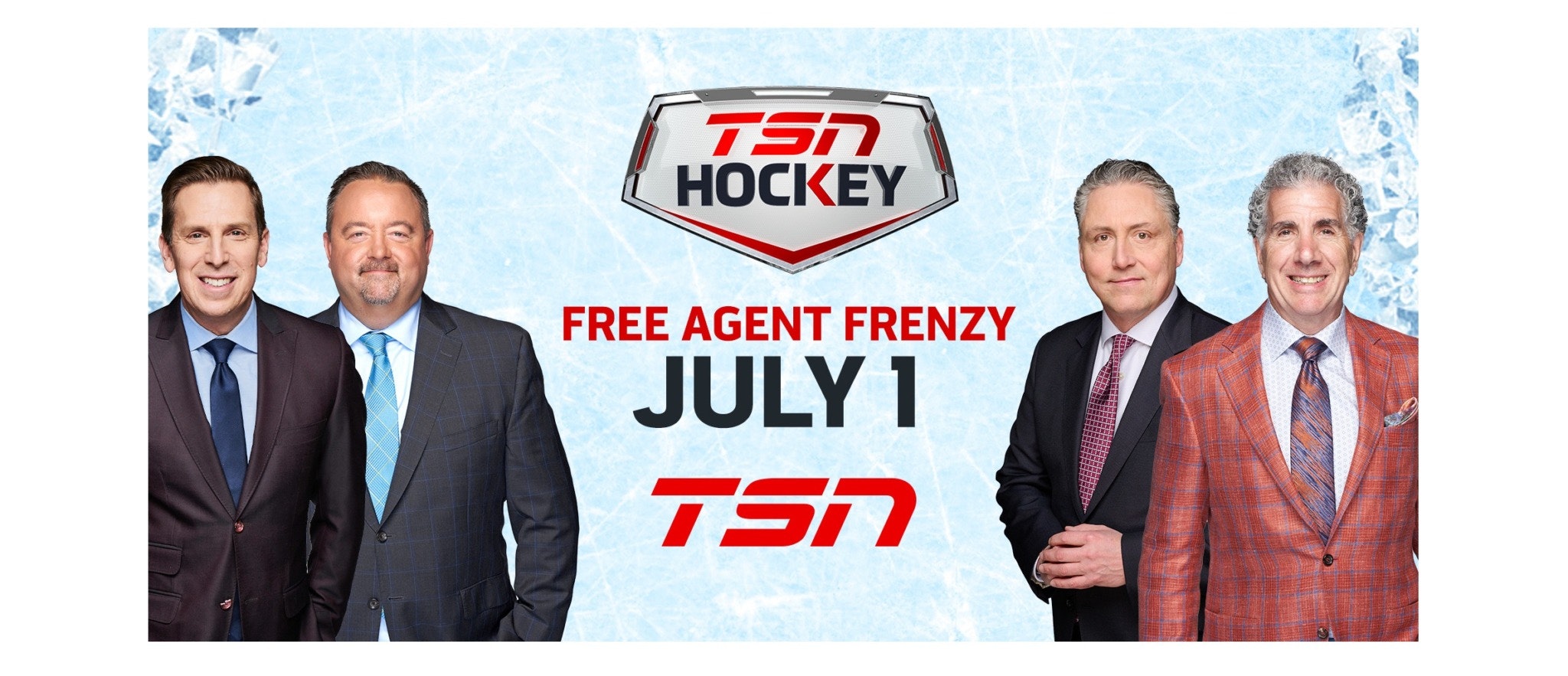 TSN FREE AGENT FRENZY Provides Wall-to-Wall Coverage of NHL Free Agency with Comprehensive Live Special, July 1