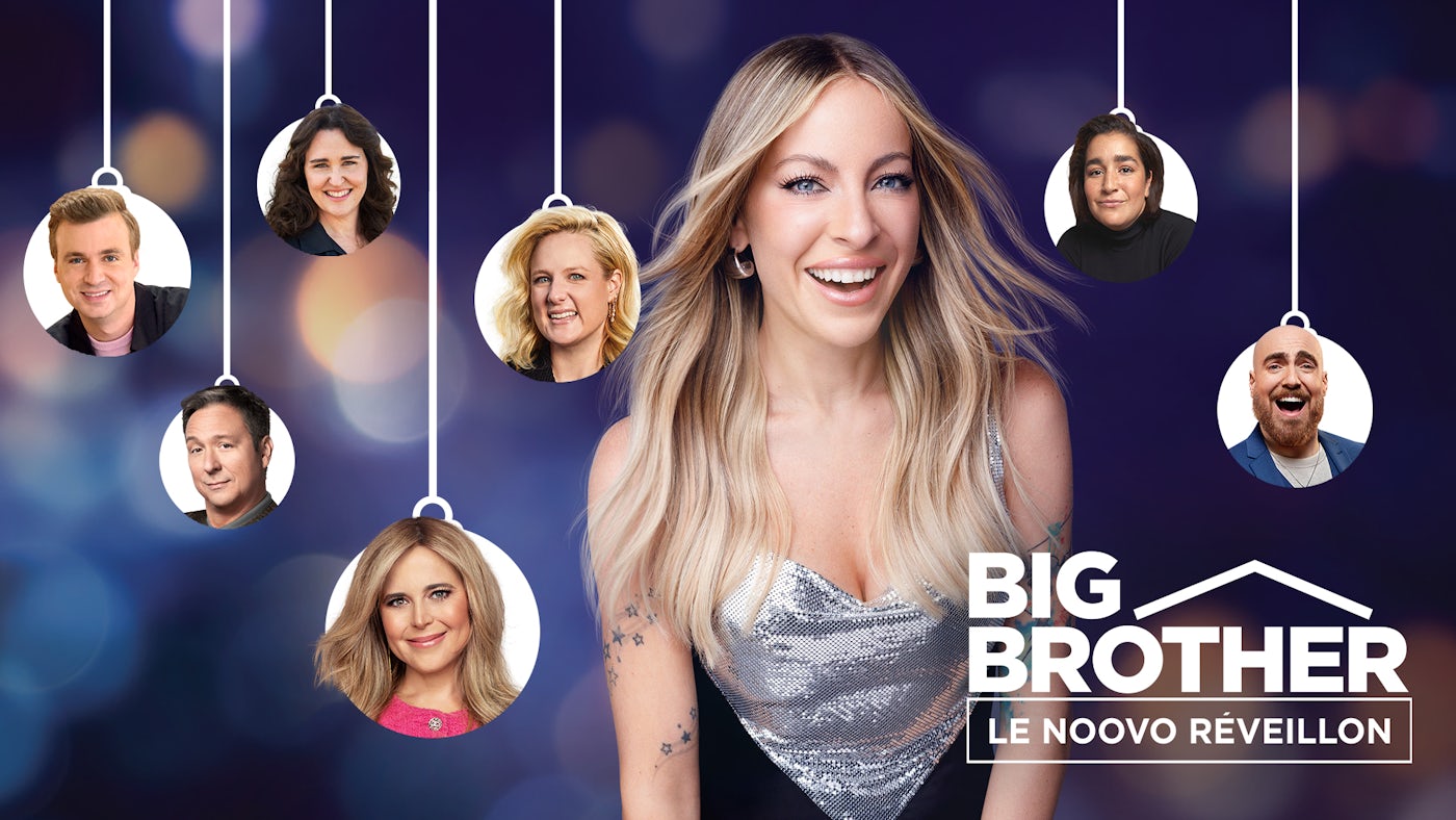 Image en vedette de l'article BIG BROTHER, LE NOOVO RÉVEILLON : Julie Snyder, Mariana Mazza, Marie Soleil Dion, Tammy Verge, Arnaud Soly, Phil Roy et Pierre-François Legendre se prêtent au jeu de BIG BROTHER CÉLÉBRITÉS le temps d’une édition spéciale des Fêtes