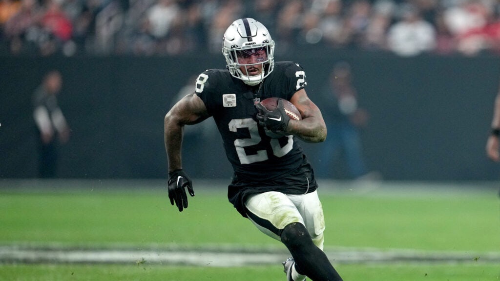 Josh Jacobs, Running Back for the Las Vegas Raiders