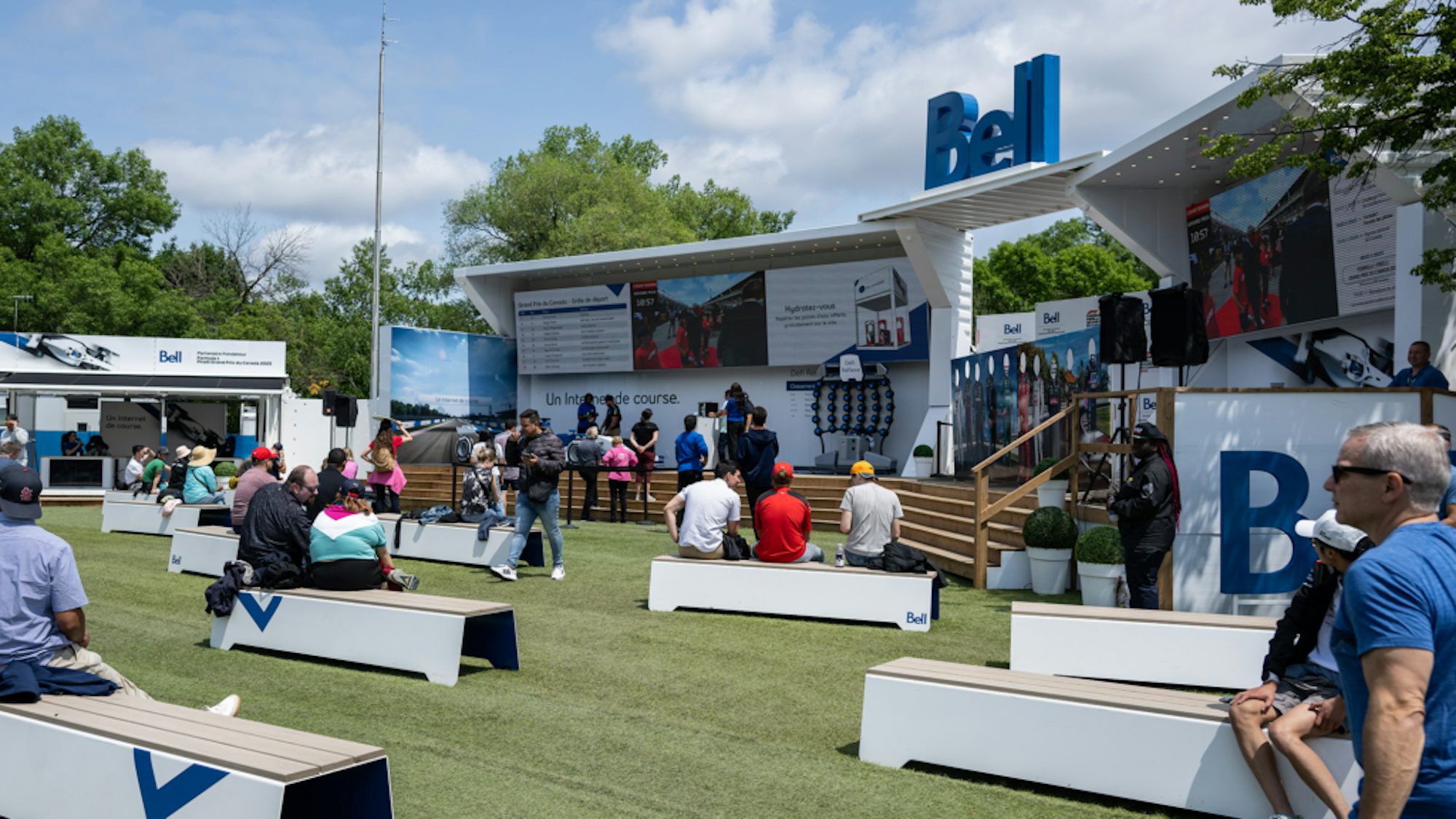 Espace Bell à la F1 de Montréal