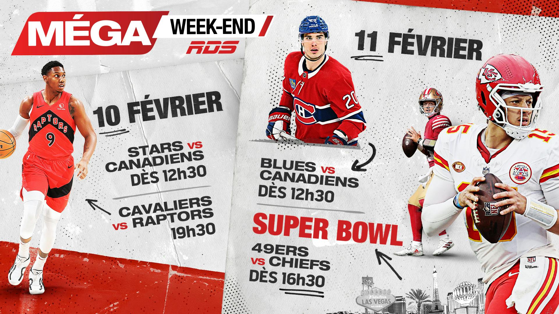 Image en vedette de l'article Le MÉGA WEEK-END du SUPER BOWL LVIII à RDS