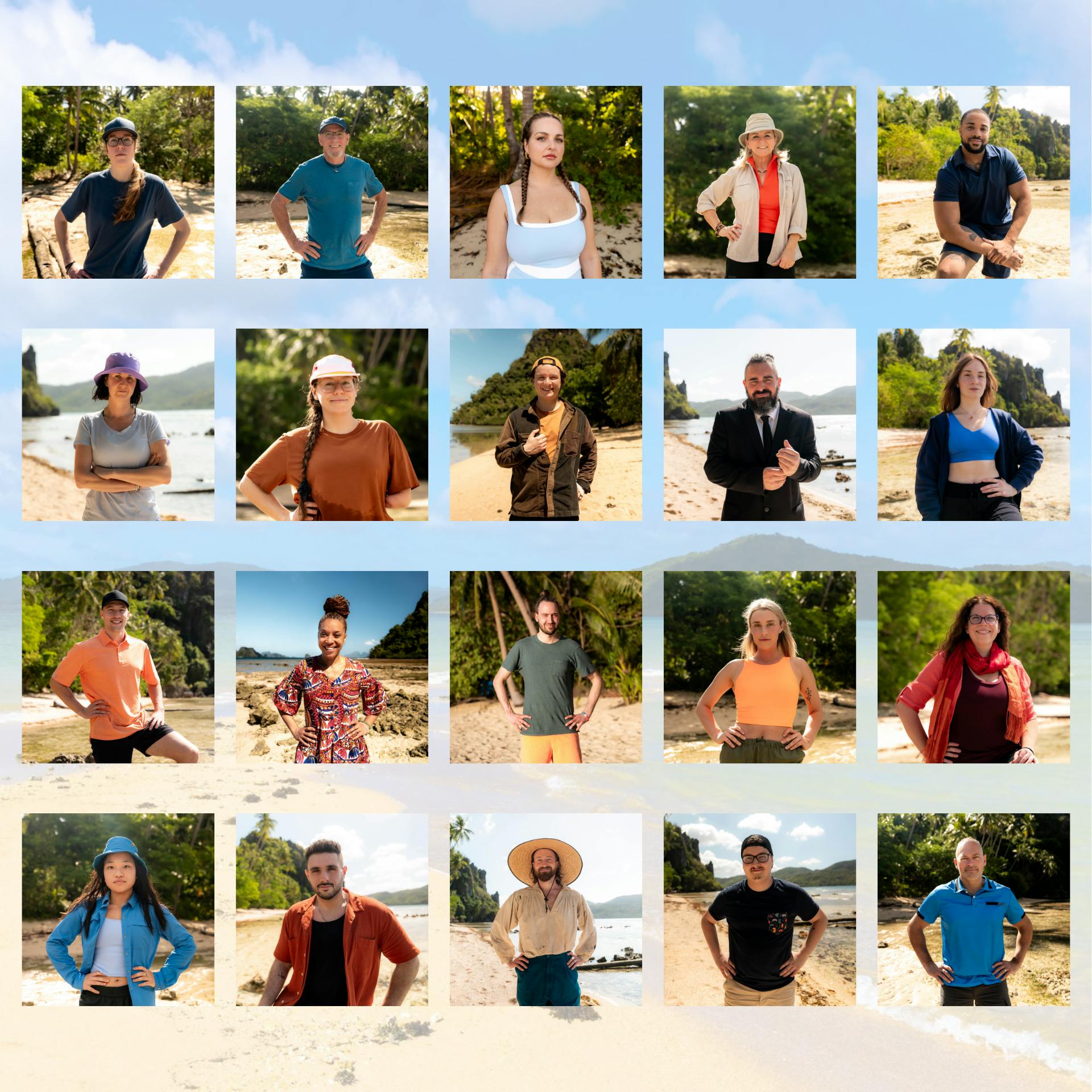 Image en vedette de l'article Le portrait vidéo des 20 nouveaux joueurs de SURVIVOR QUÉBEC maintenant disponible sur noovo.ca