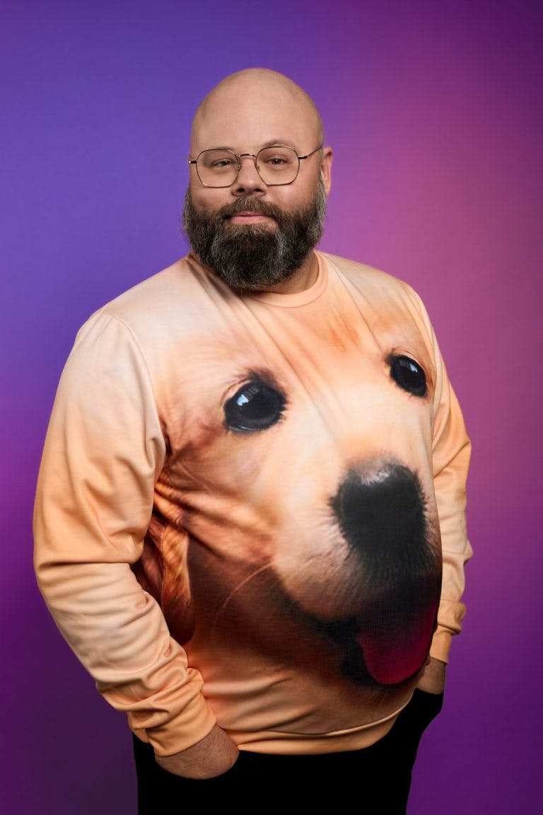 Image de  jouant le rôle de Jean-François Provençal