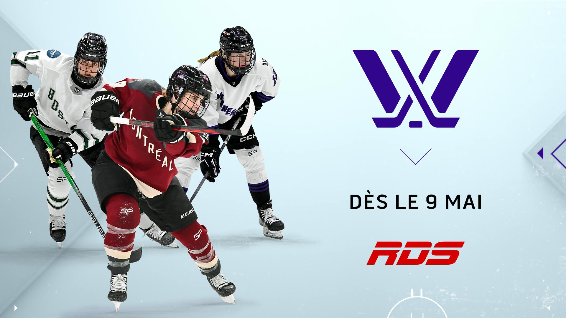 Image en vedette de l'article SÉRIES ÉLIMINATOIRES DE LA LPHF RDS présentera tous les matchs de la demi-finale opposant Montréal et Boston dès le 9 mai prochain