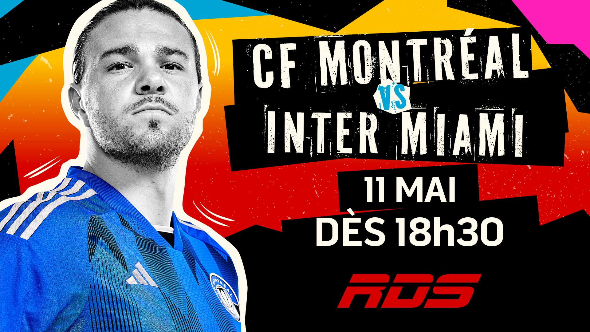 Image en vedette de l'article RDS présente le duel tant attendu opposant Lionel Messi et l’Inter Miami au CF Montréal ce samedi dès 18 h 30