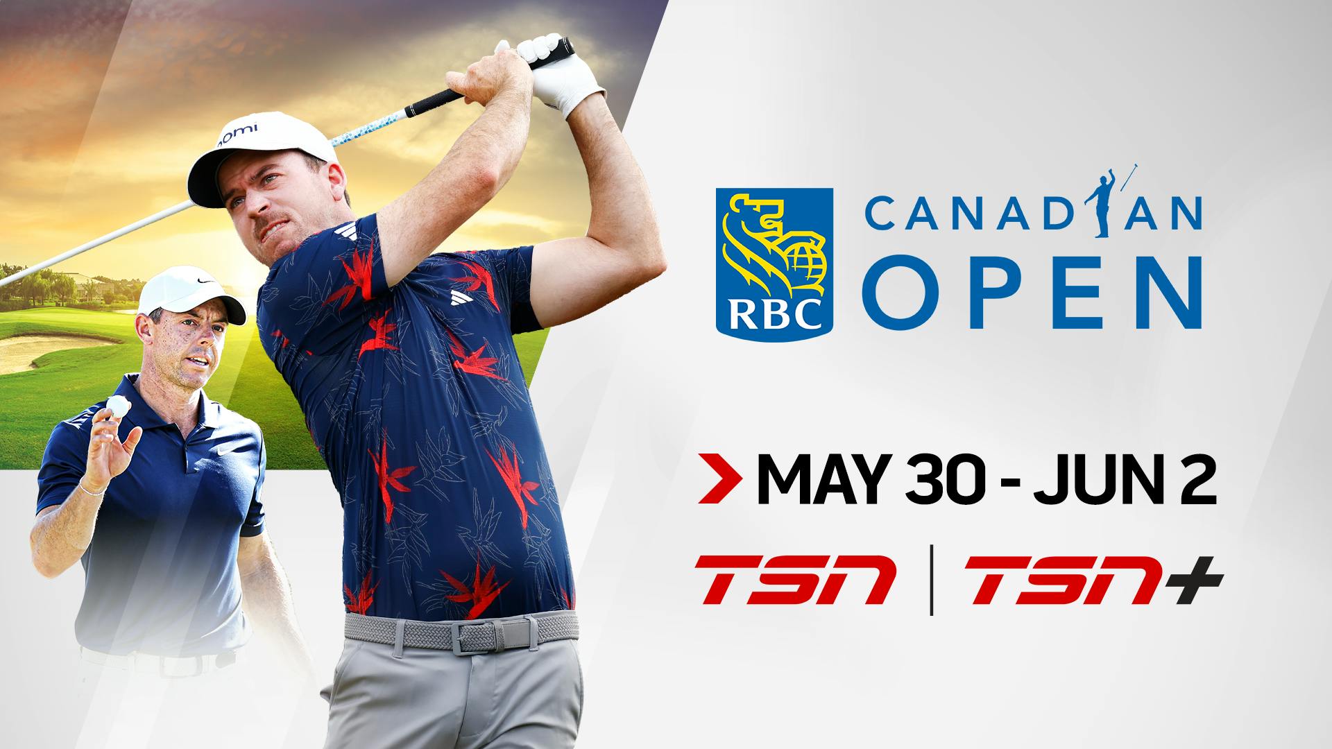 Image for the TSN Delivers Complete Coverage of the RBC CANADIAN OPEN, Beginning May 30 press release