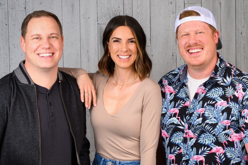 KP, Jeff, and Backstage Ben. Virgin Radio Morning Show Hosts