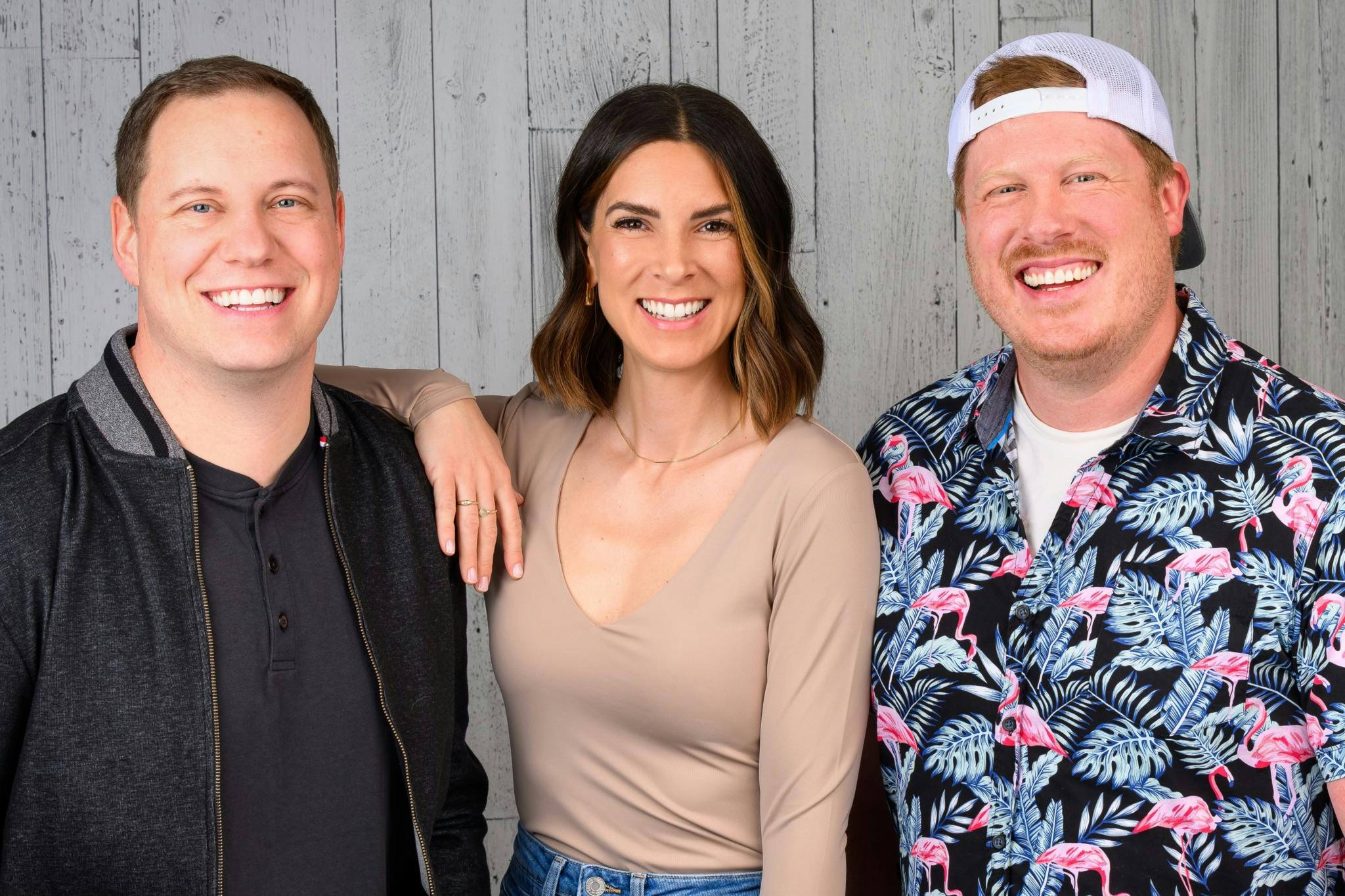 KP, Jeff, and Backstage Ben. Virgin Radio Morning Show Hosts