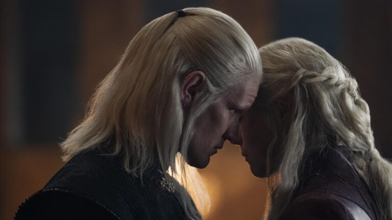 Daemon Targaryen and Rhaenyra Targaryen in House of The Dragon