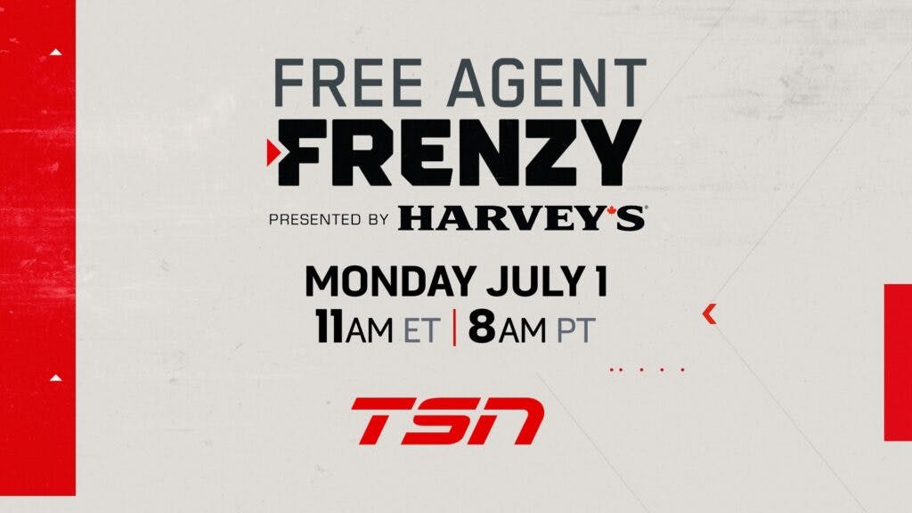 TSN Free Agent Frenzy graphic