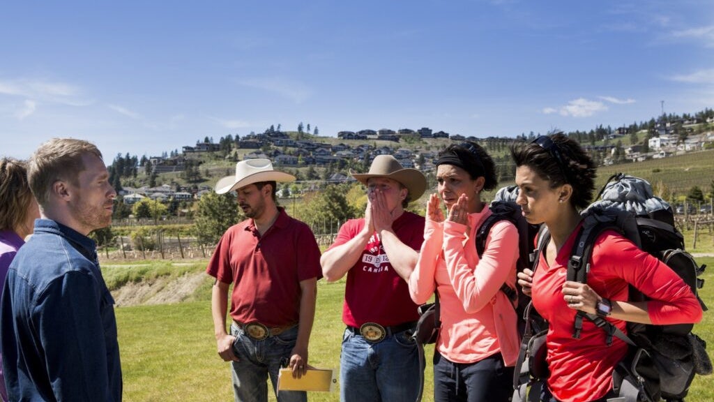 Jon Montogmery with Jamie & Pierre