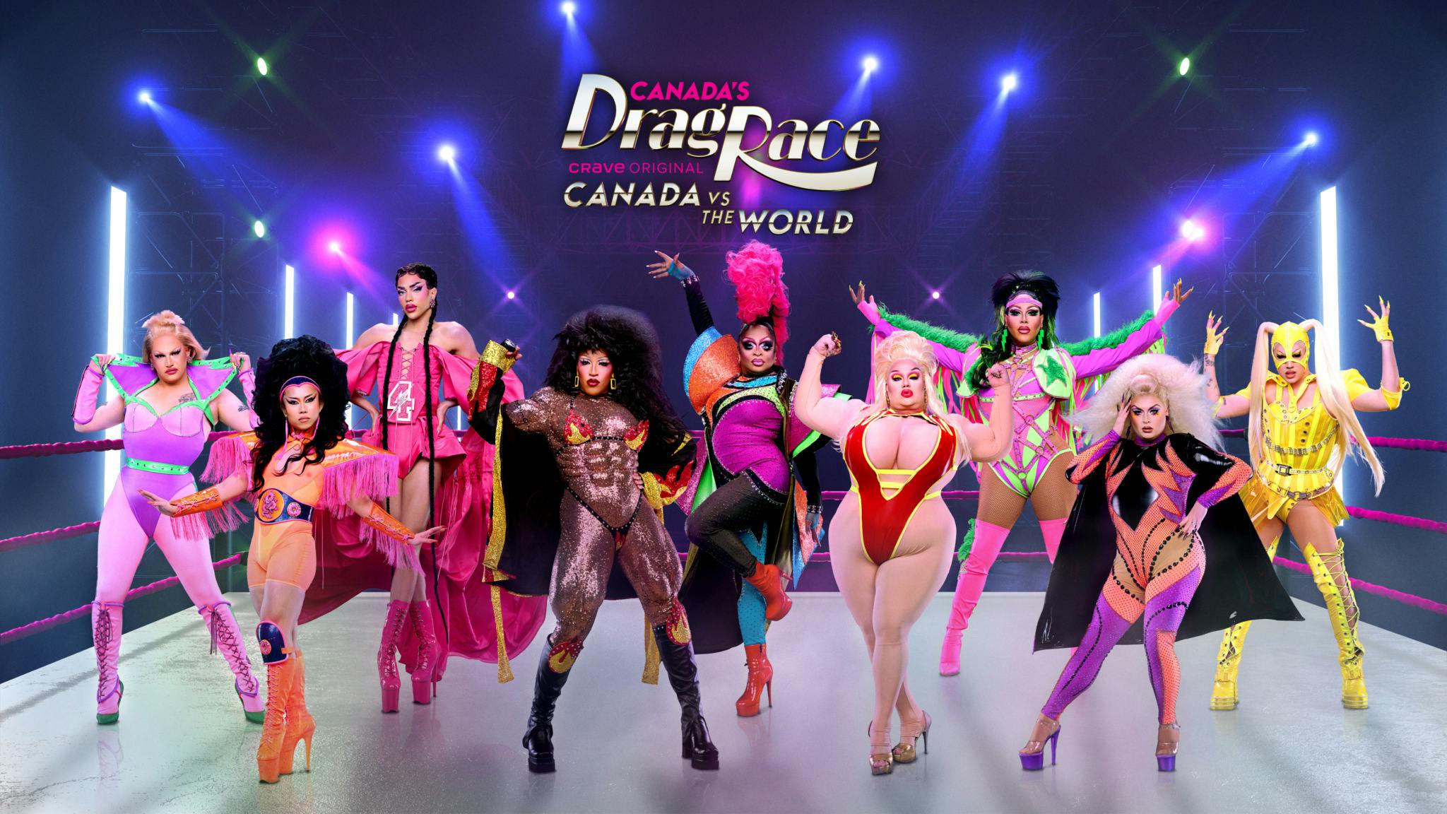 Image for the The Gloves Are Off! Meet the Queens of CANADA’S DRAG RACE: CANADA VS THE WORLD, Season 2, Premiering July 19 press release