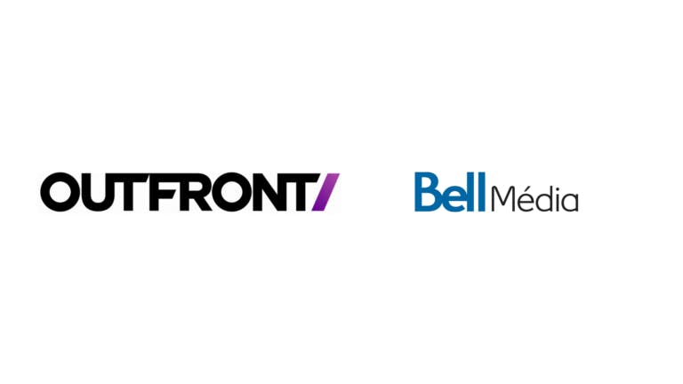 Bell Media and OUTFRONT Media logo.