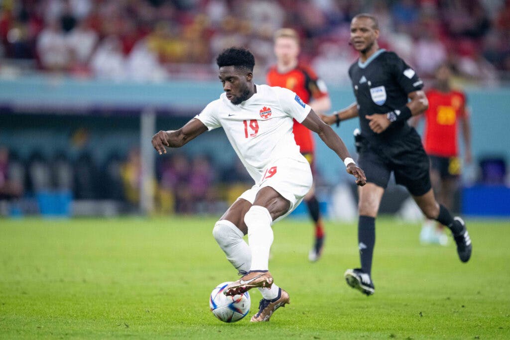 Canadian Men's National Soccer Team Forward Alphonso Davies
