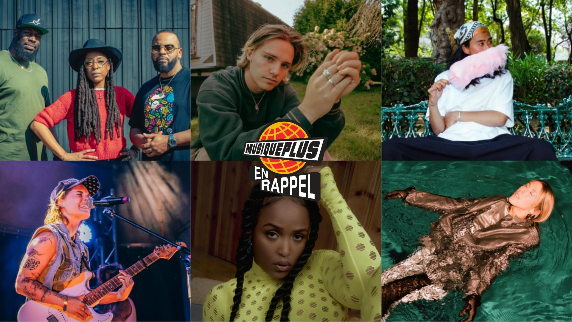 Image en vedette de l'article Muzion, Aswell, Soran, Marilyne Léonard, Naomi et L’Isle en prestations musicales à MUSIQUEPLUS EN RAPPEL