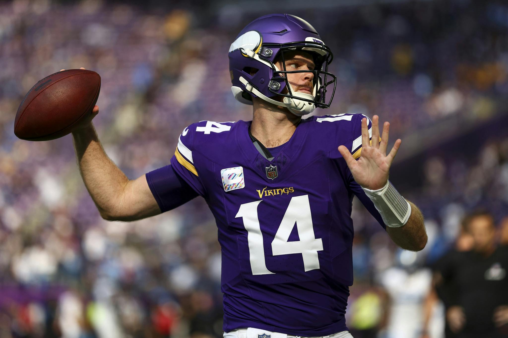 Image for the NFL on TSN, TSN+, CTV, and RDS – Week 8: Sam Darnold and the Vikings Face Matthew Stafford and the Rams on Thursday Night Football, NFC Foes Dallas and San Francisco Clash on Sunday Night Football, and more press release