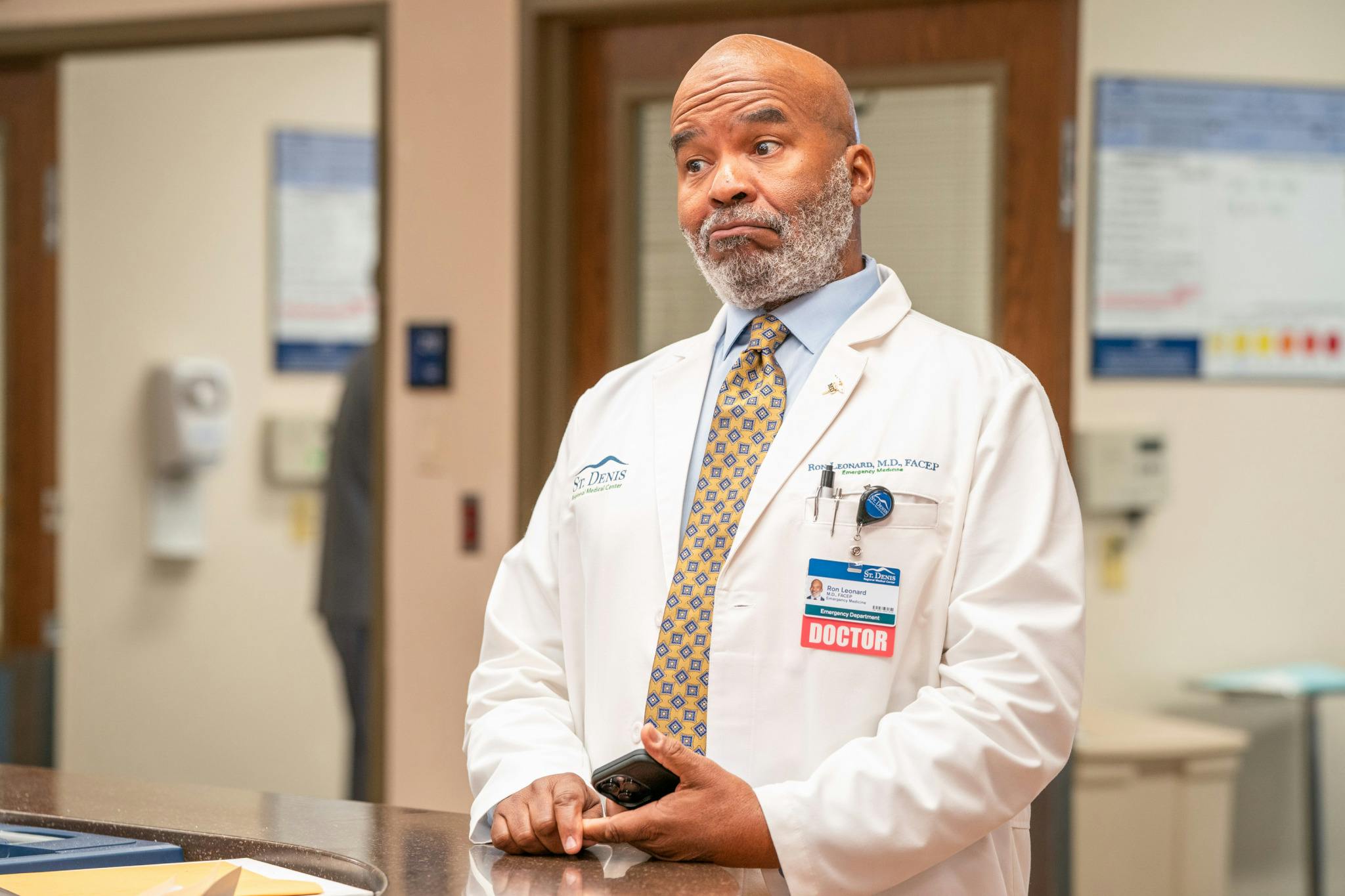 Image for the Heading Into ST. DENIS MEDICAL’s First Holiday Episode, David Alan Grier Peers Deeply Into The Soul of Doctor Ron press release