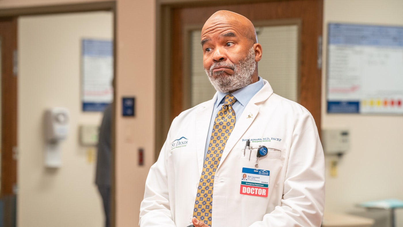 Image for the Heading Into ST. DENIS MEDICAL’s First Holiday Episode, David Alan Grier Peers Deeply Into The Soul of Doctor Ron press release