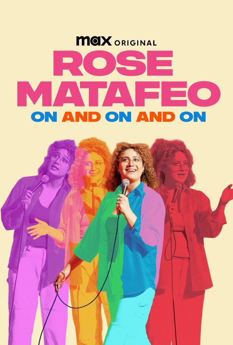 Rose Matafeo: On And On And On poster art