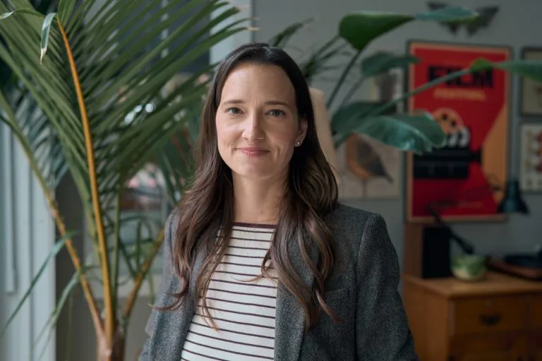 Image de Suzie Bouchard jouant le rôle de Justine