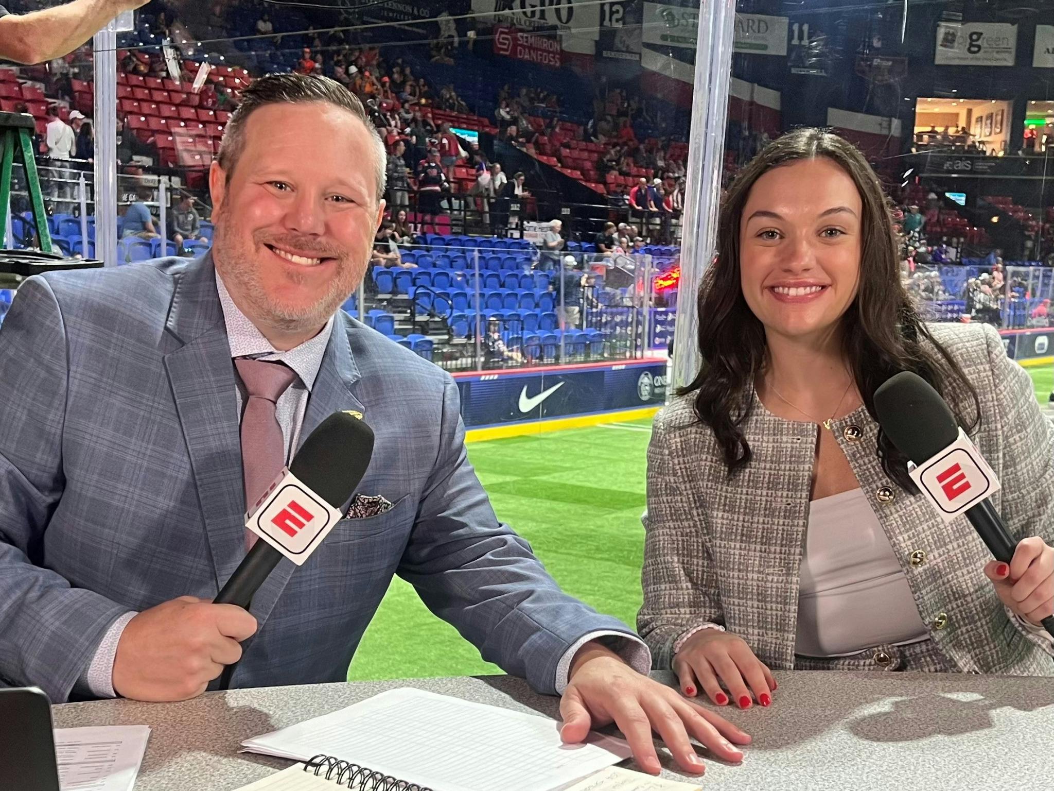 Image for the Maki Jenner joins Teddy Jenner in the booth tomorrow night for NLL Friday Night on TSN press release