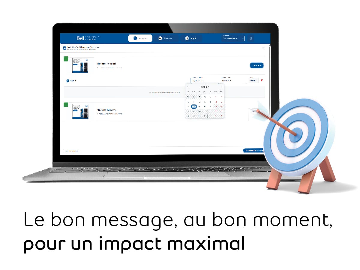 Portable avec une cible a ses côtés