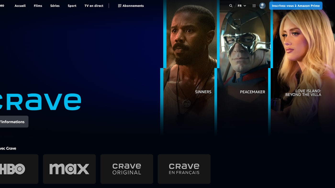 Page Crave sur Amazon.ca