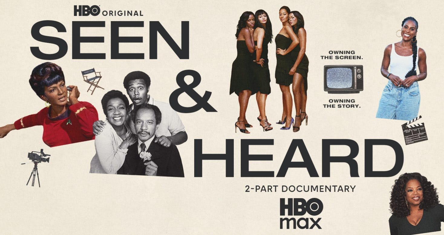 Image for the HBO Original Two-Part Documentary SEEN & HEARD: THE HISTORY OF BLACK TELEVISION Debuts September 9 press release