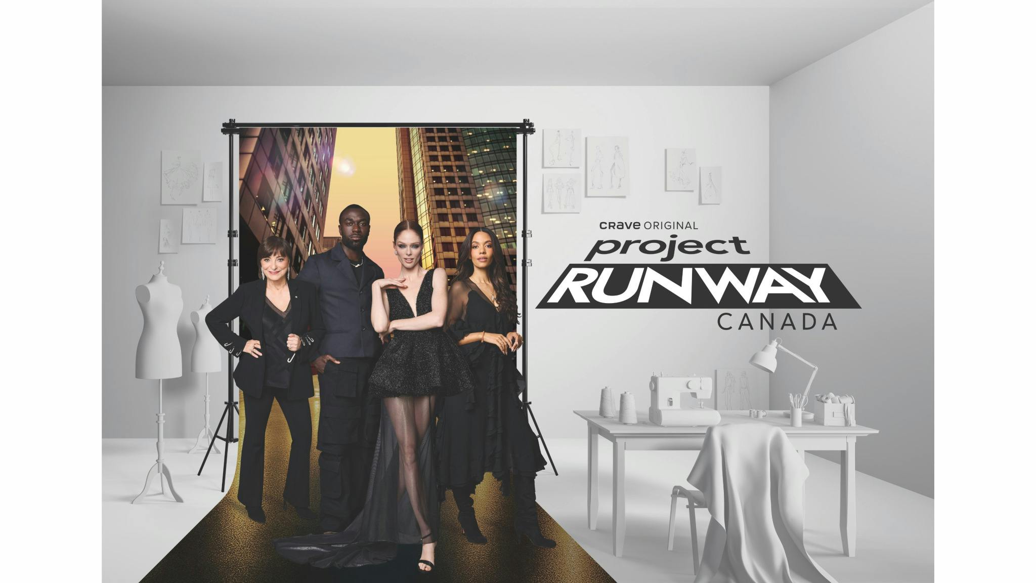 Image for the Sew It Begins! 12 Homegrown Designers Compete in  PROJECT RUNWAY CANADA, Debuting November 14 on Crave press release