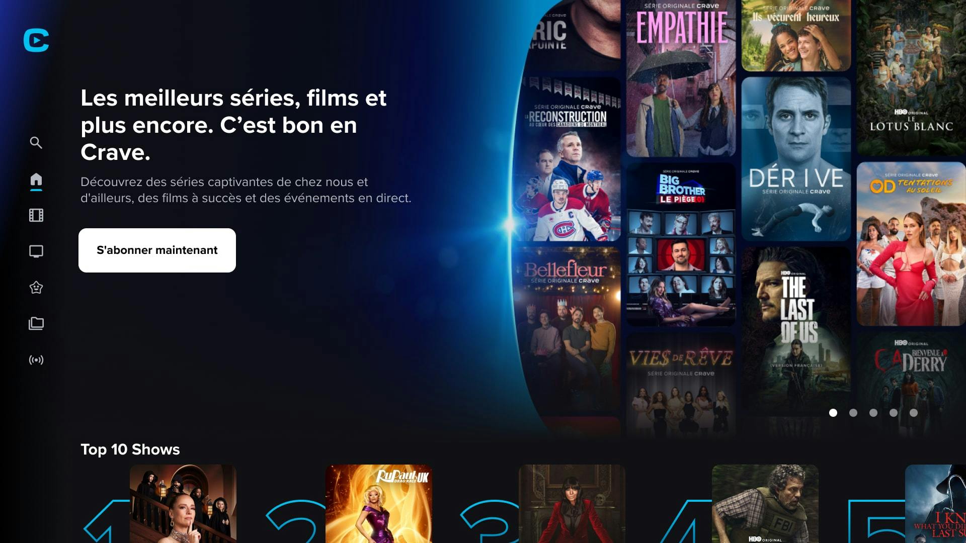 Page principale Crave