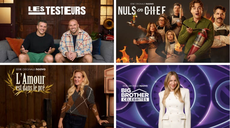 Mosaïque hiver 2026 Crave et Noovo