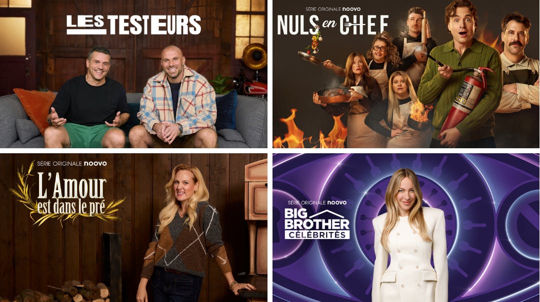 Mosaïque hiver 2026 Crave et Noovo