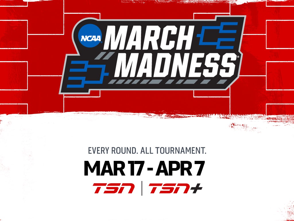 March Madness logo with dates - March 17 to April 7