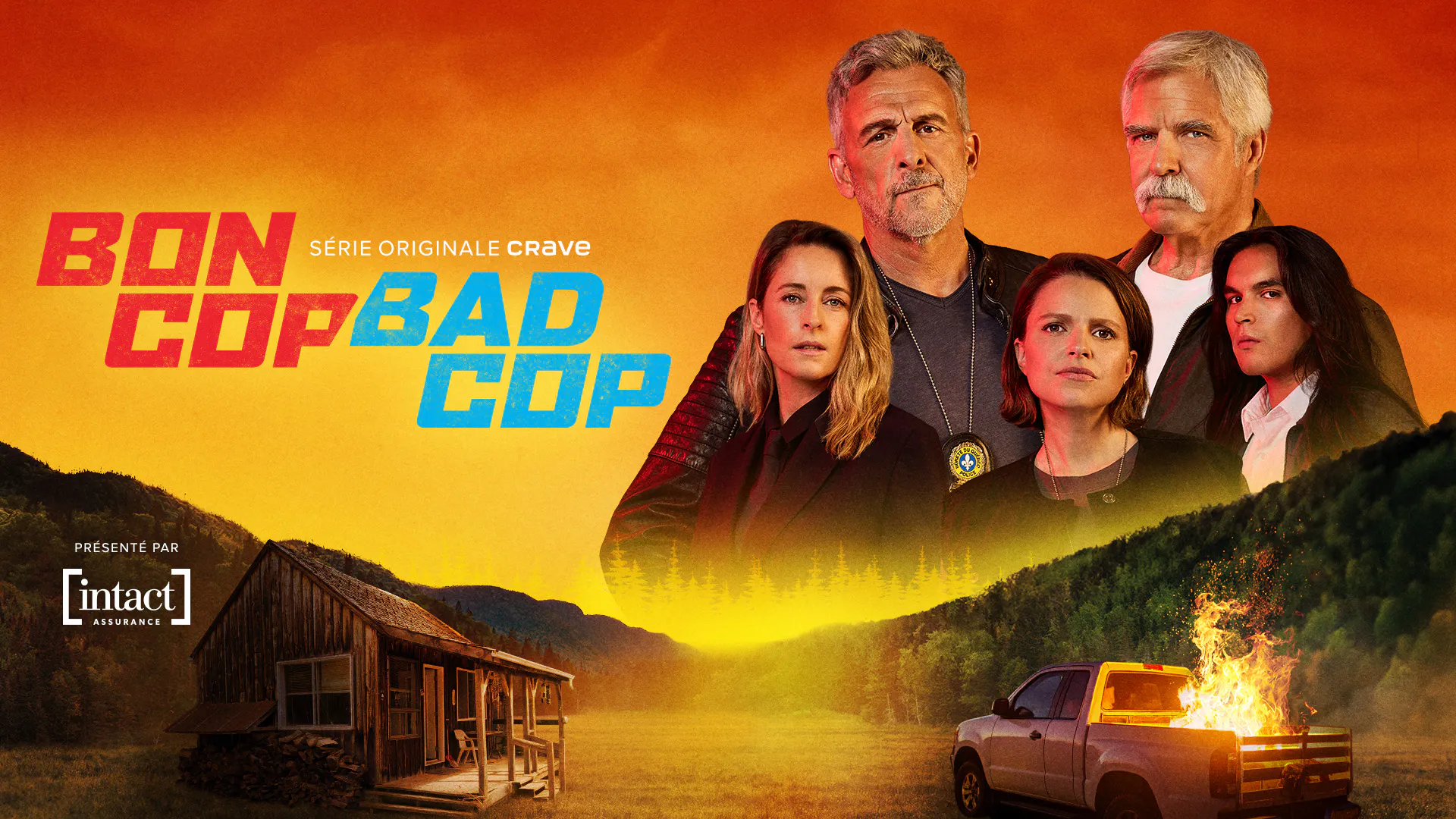 Image for the New Crave Original Series BON COP BAD COP Debuts May 7 press release