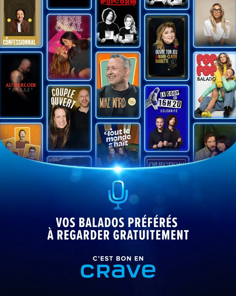 Collection de balados francophones affiche promotionnelle