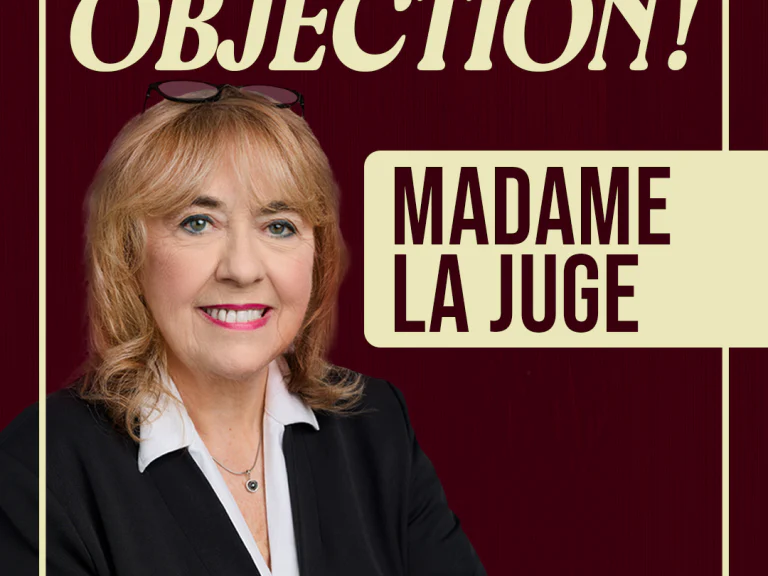 Objection Madame la juge_1080x1080 Image de jouant le rôle de Objection madame la juge
