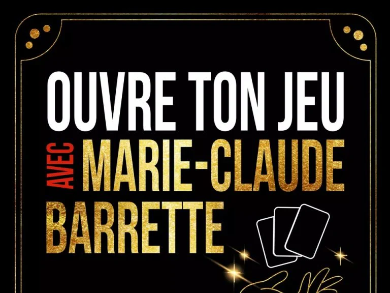 Ouvre ton jeu_1080x1080 Image de jouant le rôle de Ouvre ton jeu avec Marie-Claude Barrette