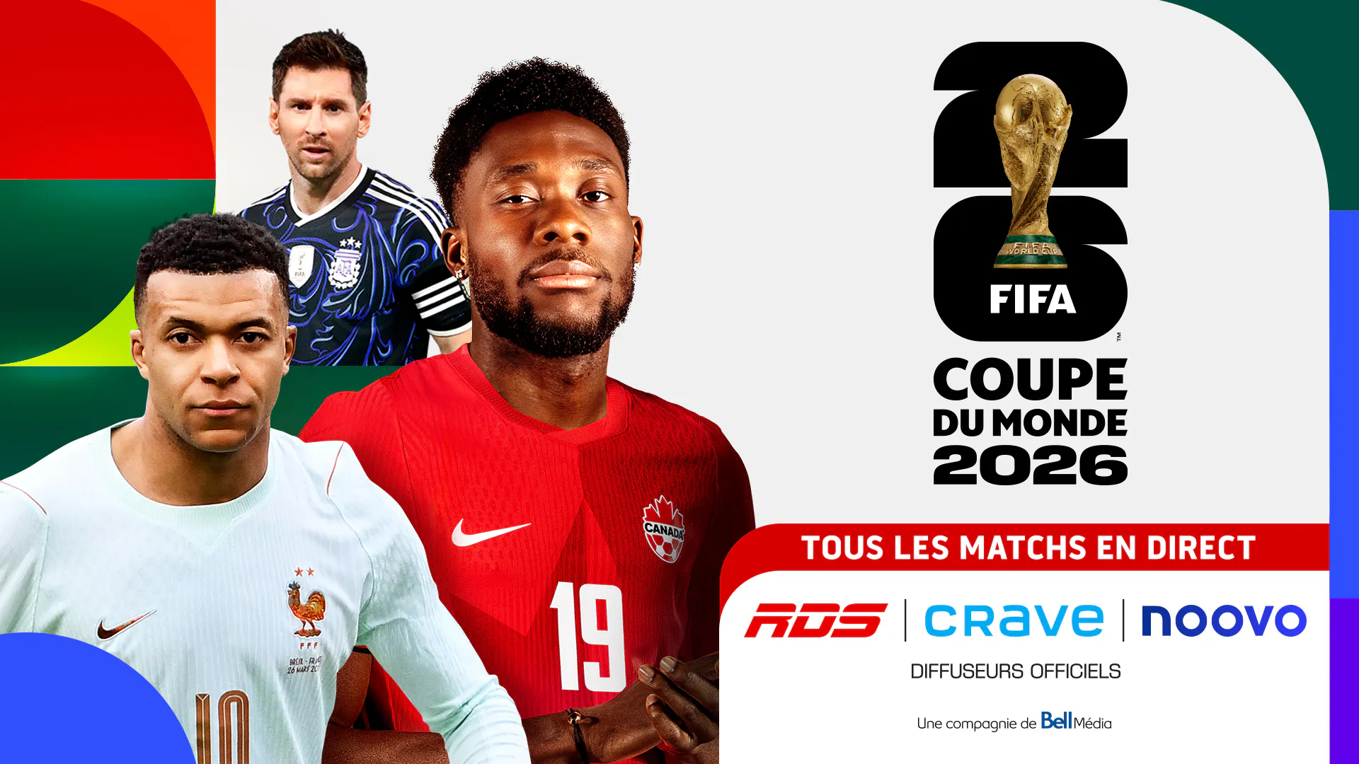 Image en vedette de l'article Bell Média est la référence incontournable au Canada pour ne rien manquer de la Coupe du Monde de la FIFA 2026™