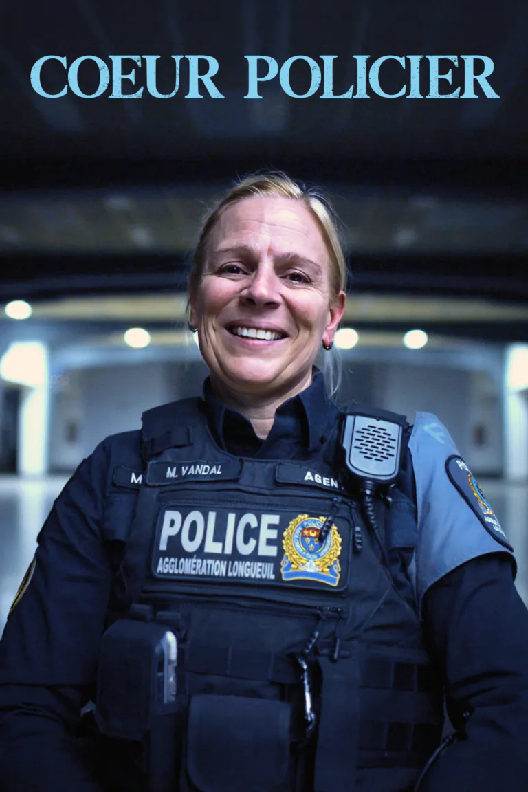Coeur policier affiche promotionnelle